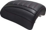 MUSTANG Padded Passenger Seat Cowl - Deluxe - Dark Cherry Stitch - FLT/FLH '23-'25 88610DC