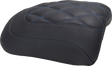 MUSTANG Padded Passenger Seat Cowl - Deluxe - Sky Blue Stitch - FLT/FLH '23-'25 88610SB