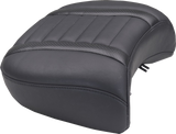 MUSTANG Deluxe Passenger Seat - Wide - Black Stitch - FLT/FLH '23-'25 88420