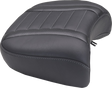 MUSTANG Deluxe Passenger Seat - Wide - Gunmetal Stitch - FLT/FLH '23-'25 88420GM