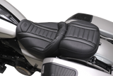 MUSTANG Deluxe Passenger Seat - Wide - Gunmetal Stitch - FLT/FLH '23-'25 88420GM