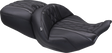 MUSTANG Deluxe One-Piece, 2-Up Seat - Diamond - Black Stitch - FLT/FLH '23-'25 89411