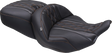 MUSTANG Deluxe One-Piece, 2-Up Seat - Diamond - Mandarin Orange Stitch - FLT/FLH '23-'25 89411MO