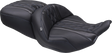 MUSTANG Deluxe One-Piece, 2-Up Seat - Diamond - Sky Blue Stitch - FLT/FLH '23-'25 89411SB