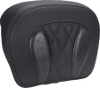 MUSTANG Chopped Tour-Pak® Pad - Black Stitching - FLH/FLT '23-'25 88440