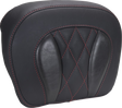 MUSTANG Chopped Tour-Pak® Pad - Dark Cherry Stitching - FLH/FLT '23-'25 88440DC