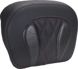 MUSTANG Chopped Tour-Pak® Pad - Dark Cherry Stitching - FLH/FLT '23-'25 88440DC