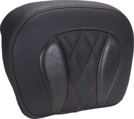 MUSTANG Chopped Tour-Pak® Pad - Dark Cherry Stitching - FLH/FLT '23-'25 88440DC