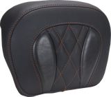 MUSTANG Chopped Tour-Pak® Pad - Mandarin Orange Stitching - FLH/FLT '23-'25 88440MO