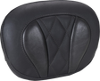 MUSTANG Deluxe Sissy Bar Pad - Diamond - Black Stitch - FLT/FLH '23-'25 88450