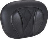 MUSTANG Deluxe Sissy Bar Pad - Diamond - Black Stitch - FLT/FLH '23-'25 88450