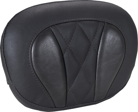 MUSTANG Deluxe Sissy Bar Pad - Diamond - Black Stitch - FLT/FLH '23-'25 88450