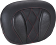 MUSTANG Deluxe Sissy Bar Pad - Diamond - Dark Cherry Stitch - FLT/FLH '23-'25 88450DC