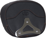 MUSTANG Deluxe Sissy Bar Pad - Diamond - Mandarin Orange Stitch - FLT/FLH '23-'25 88450MO