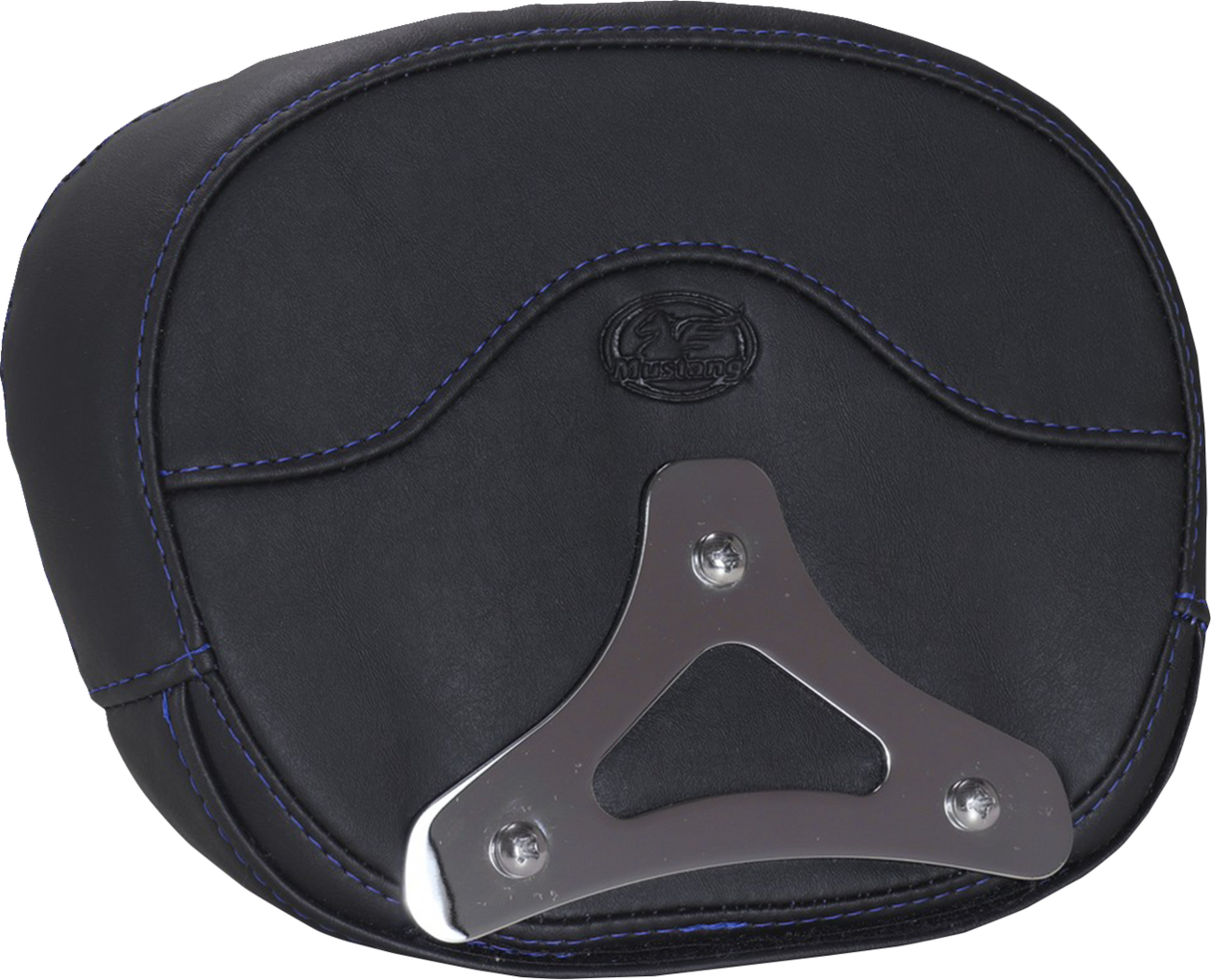 MUSTANG Deluxe Sissy Bar Pad - Diamond - Sky Blue Stitch - FLT/FLH '23-'25 88450SB