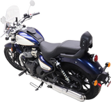 MUSTANG Squareback 2-Up Seat - Black w/ Steel Stitch - Royal Enfield '24-'25 88600ST