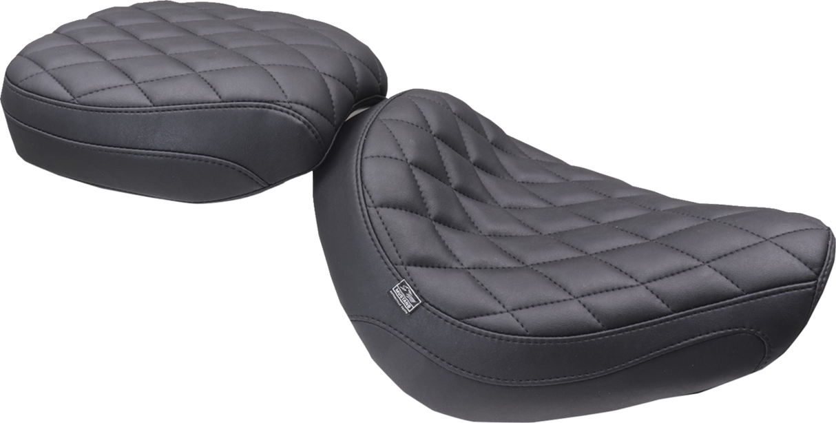 MUSTANG Tripper™ Passenger Seat - Diamond - Black Stitch - Honda Rebel '17-'25 84005