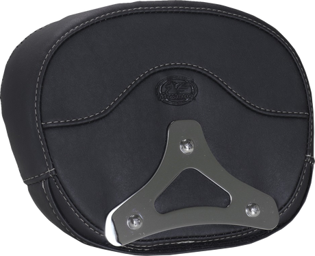 MUSTANG Deluxe Sissy Bar Pad - Diamond - Gunmetal Stitch - FLT/FLH '23-'25 88450GM