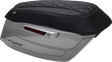 MUSTANG Deluxe Diamond Saddlebag Lid Cover - Black w/ Black Stitch - FLH/FLT '23-'25 88470