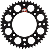 RENTHAL Rear Sprocket - Aluminum - 47 Tooth - Black - KTM 518U-420-47GPBK