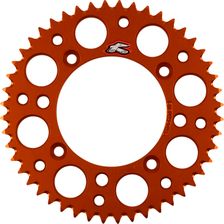RENTHAL Rear Sprocket - Aluminum - 48 Tooth - Orange - KTM 518U-420-48GPOR