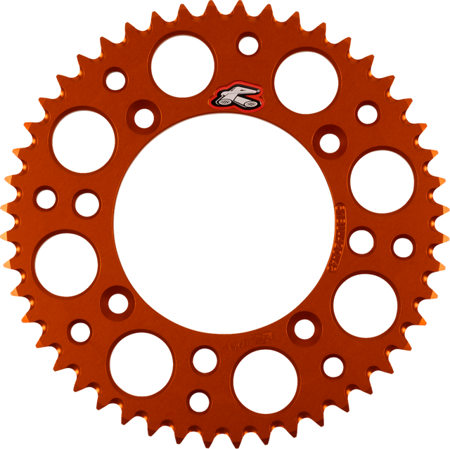 RENTHAL Rear Sprocket - Aluminum - 48 Tooth - Orange - KTM 518U-420-48GPOR