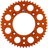 RENTHAL Rear Sprocket - Aluminum - 50 Tooth - Orange - KTM 518U-420-50GPOR