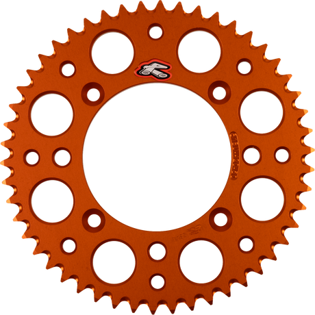 RENTHAL Rear Sprocket - Aluminum - 50 Tooth - Orange - KTM 518U-420-50GPOR