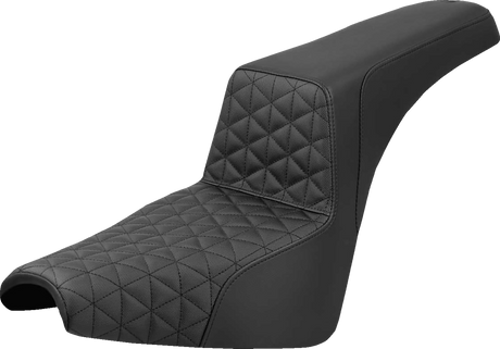SADDLEMEN Step-Up Seat - Tri-Gripper - Black - FXBB/FXST '18-'25 818-30-179