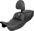 SADDLEMEN Roadsofa* Seat - with Backrest - Carbon Fiber - FLRT/FLTRT '15-'25 815-07-185BR