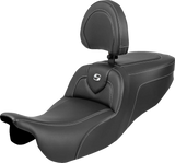 SADDLEMEN Roadsofa* Seat - with Backrest - Carbon Fiber - FLRT/FLTRT '15-'25 815-07-185BR