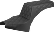 SADDLEMEN Step-Up Seat - Lattice Stitch - Black - Indian Scout '25 I25-33-175
