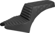 SADDLEMEN Step-Up Seat - Front Tuck-n-Roll/Rear Lattice Stitch - Black - Indian Scout '25 I25-33-176