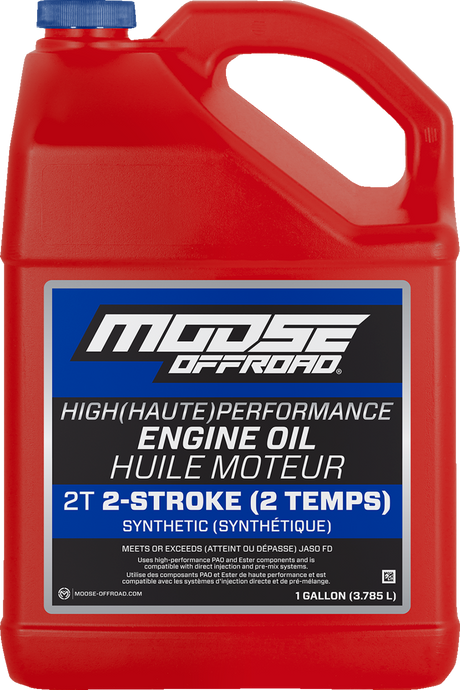 MOOSE OFFROAD 2-Stroke Synthetic Engine Oil - 1 US gallon 219384