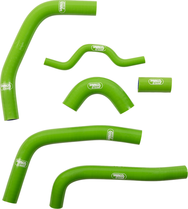 MOOSE OFFROAD OEM Fit Radiator Hose Kit - Green - Kawasaki KAW-58-GN