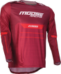 MOOSE OFFROAD Alpha One Jersey - Burgundy/White - XS 2910-8310