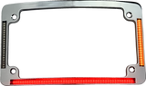 CUSTOM DYNAMICS License Plate Frame - LED - Chrome TF05-23-C