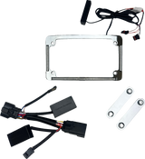 CUSTOM DYNAMICS License Plate Frame - LED - Chrome TF05-23-C
