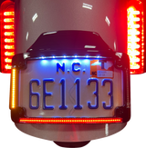 CUSTOM DYNAMICS License Plate Frame - LED - Black TF05-23-B