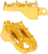 THRASHIN SUPPLY CO. Aggressor Foot Pegs - Rear - Gold - HD '72-'25 TSC-2022-5-D