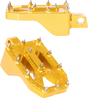 THRASHIN SUPPLY CO. Aggressor Foot Pegs - Rear - Gold - HD '72-'25 TSC-2022-5-D
