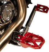 THRASHIN SUPPLY CO. Aggressor Foot Pegs - Rear- Red - HD '72-'25 TSC-2022-2-D
