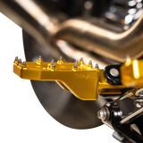 THRASHIN SUPPLY CO. Aggressor Foot Pegs - Rear - Gold - HD '72-'25 TSC-2022-5-D