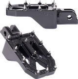 THRASHIN SUPPLY CO. Aggressor Foot Pegs - Front - Black - FL/FX '18-'25 TSC-2022-1-SF