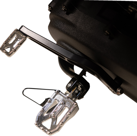 THRASHIN SUPPLY CO. Aggressor Foot Pegs - Rear - Chrome - HD '72-'25 TSC-2022-3-D