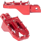 THRASHIN SUPPLY CO. Aggressor Foot Pegs - Front - Red - FL/FX '18-'25 TSC-2022-2-SF