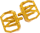 THRASHIN SUPPLY CO. Mini Aggressor Floorboards - Gold - Rear TSC-2031-5-D