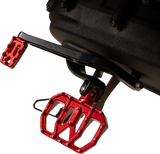 THRASHIN SUPPLY CO. Mini Aggressor Floorboards - Red - Rear TSC-2031-2-D