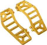 THRASHIN SUPPLY CO. Aggressor Floorboards - Gold TSC-2219-5