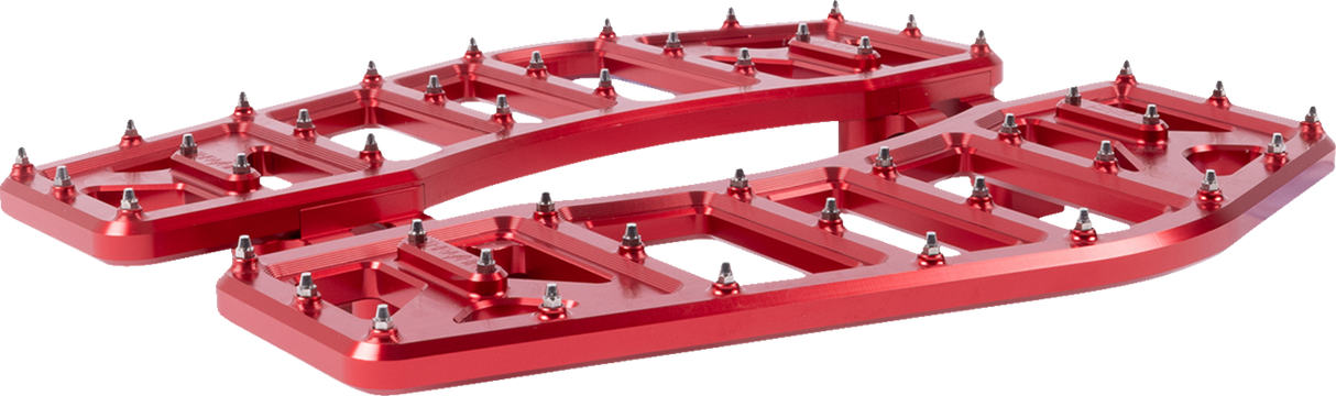 THRASHIN SUPPLY CO. Aggressor Floorboards - Red TSC-2219-2